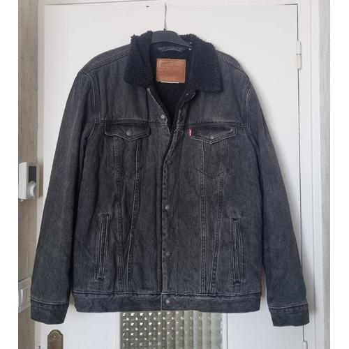 Veste en jean discount fourrée femme levis